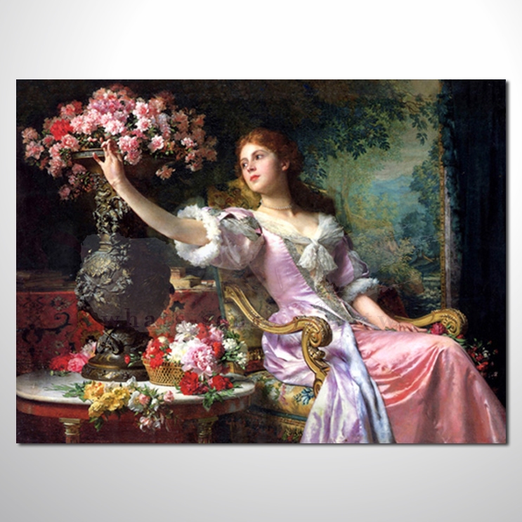 油画 古典人物 美女贵妇030 唯美 高品味 装饰品 艺术